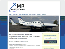 Tablet Screenshot of mr-flugtechnik.de